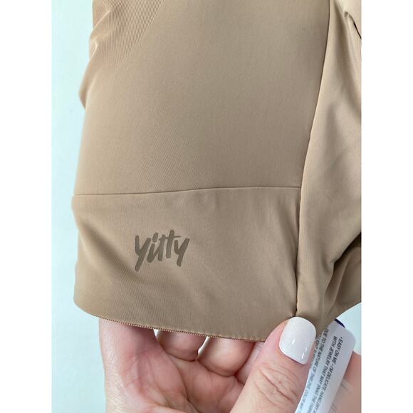 Yitty X Fabletics Smoothed Reality Plunge Bra Size 4X Moody Taupe Padded Sides - Picture 6 of 11